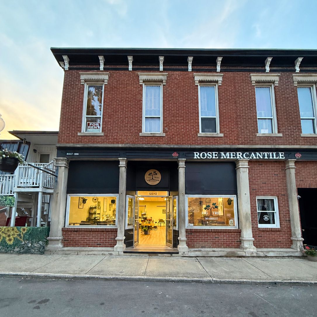 The Fig Tree Market storefront on Sale Street in Ellettsville